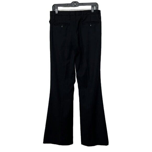 GUCCI WOOL Wide leg Pants Black Size EU44R Italian - Picture 1 of 13
